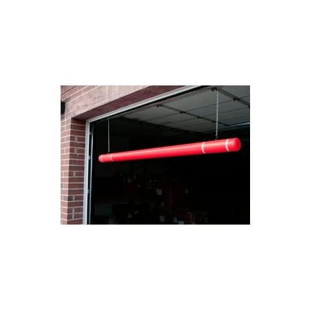 Innoplast 104in Clearance Bar - Red Bar/White Tapes CB-104-RW